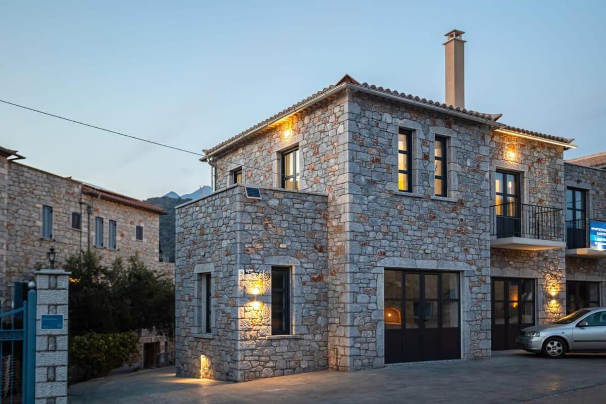 Mani Stone Built Home A Breath Away To The Sea Ступа Экстерьер фото